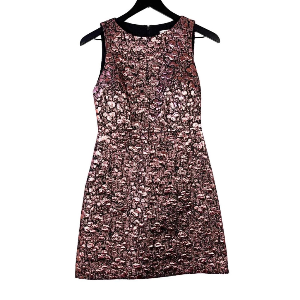 Beautiful Alice + Olivia Elegant Pink Sleeveless Dress